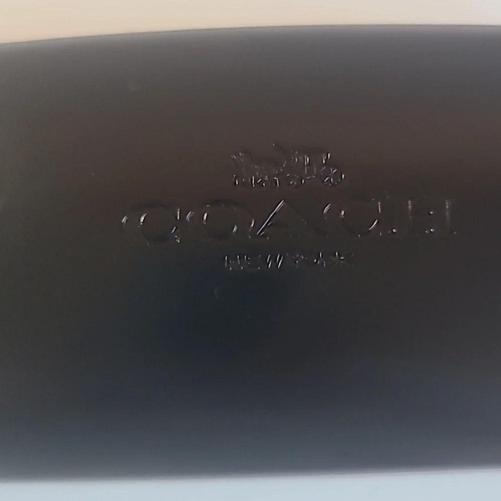 Coach HC6094 Womens Plastic Eyeglass Frame 5420 Black Black Gunmetal 52-19